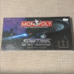 Monopoly StarTrek The Next Generation Collector's Edition Board Game